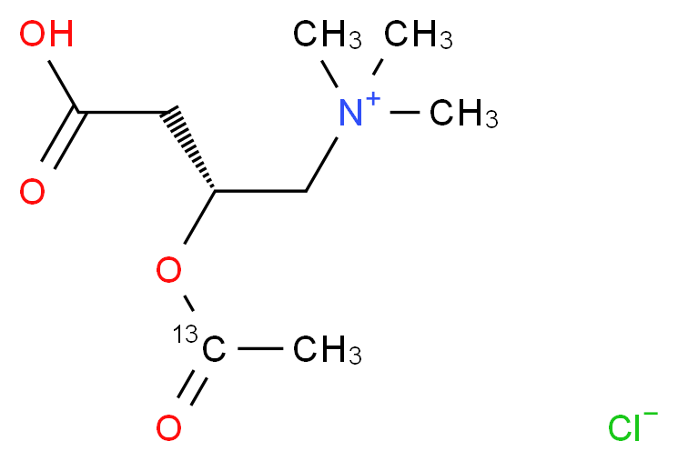 Acetyl-1-13C-L-carnitine hydrochloride_Molecular_structure_CAS_287389-45-1)