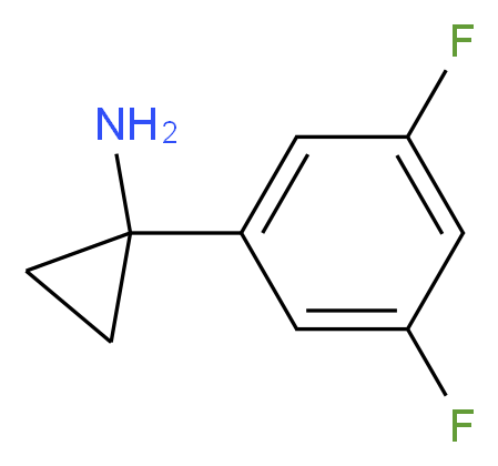 1-(3,5-difluorophenyl)cyclopropanamine_Molecular_structure_CAS_1208389-30-3)