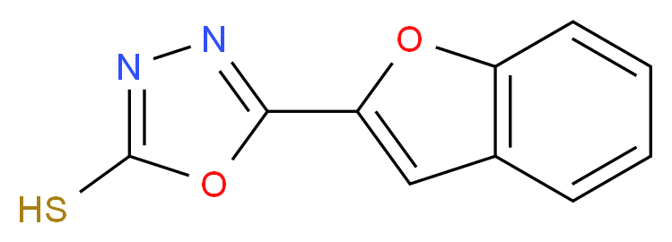 5-(1-benzofuran-2-yl)-1,3,4-oxadiazole-2-thiol_Molecular_structure_CAS_)