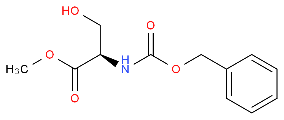 N-Z-D-serine methyl ester_Molecular_structure_CAS_93204-36-5)