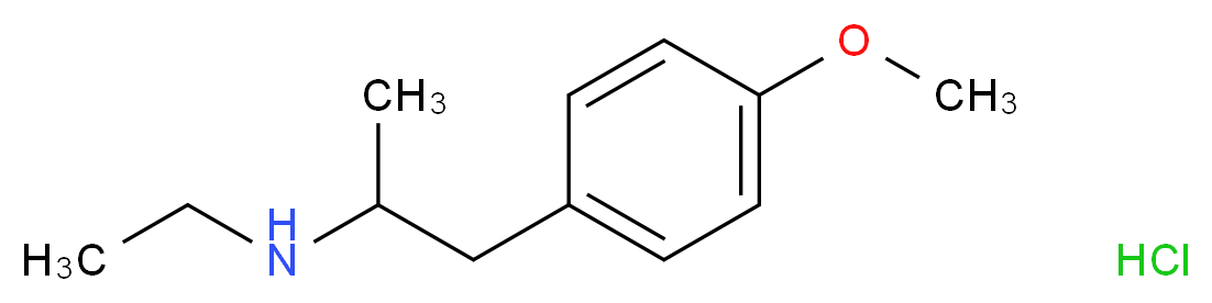 ethyl[1-(4-methoxyphenyl)propan-2-yl]amine hydrochloride_Molecular_structure_CAS_)