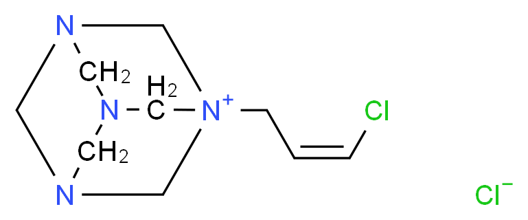 1-(cis-3-Chloroallyl)-3,5,7-triaza-1-azoniaadamantane chloride_Molecular_structure_CAS_51229-78-8)