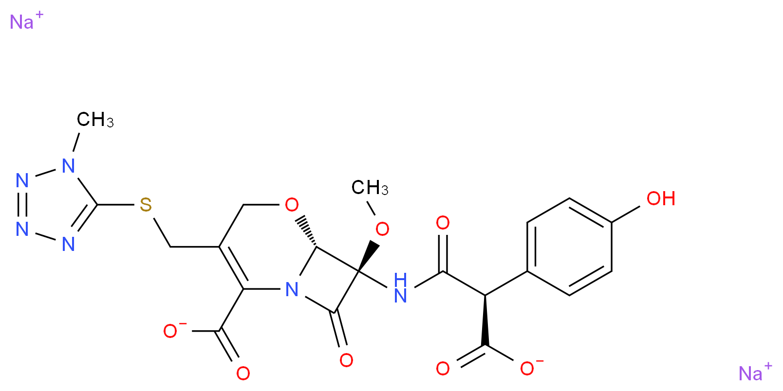 Moxalactam Sodium Salt_Molecular_structure_CAS_64953-12-4)