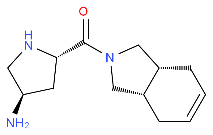 (3R,5S)-5-[(3aR,7aS)-1,3,3a,4,7,7a-hexahydro-2H-isoindol-2-ylcarbonyl]pyrrolidin-3-amine_Molecular_structure_CAS_)