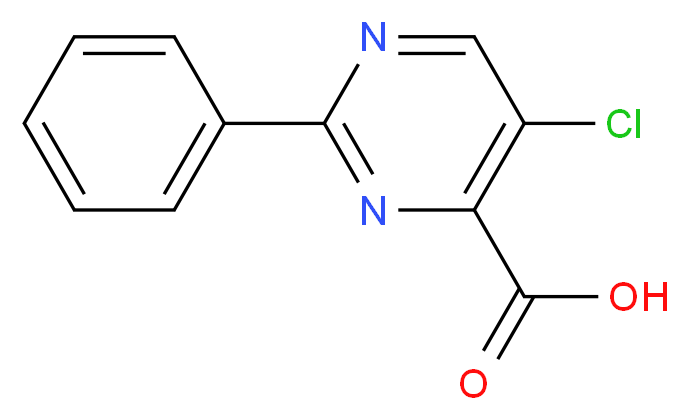 5-chloro-2-phenyl-pyrimidine-4-carboxylic acid_Molecular_structure_CAS_1094346-84-5)