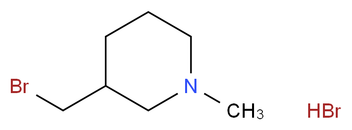 3-(Bromomethyl)-1-methylpiperidine hydrobromide_Molecular_structure_CAS_41886-04-8)