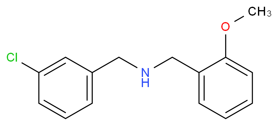 (3-chlorobenzyl)(2-methoxybenzyl)amine_Molecular_structure_CAS_423733-31-7)