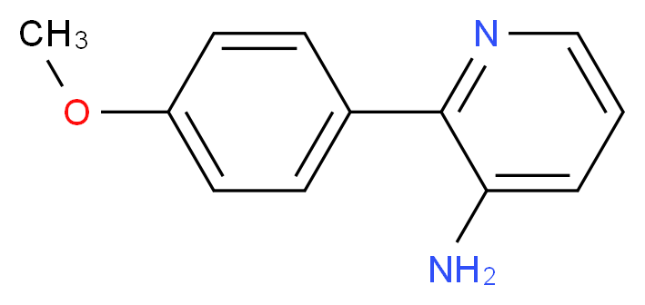 2-(4-Methoxyphenyl)-3-pyridinamine_Molecular_structure_CAS_)
