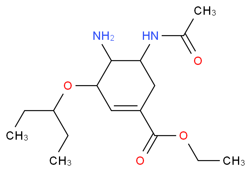 4-N-Desacetyl-5-N-acetyl Oseltamivir_Molecular_structure_CAS_956267-10-0)