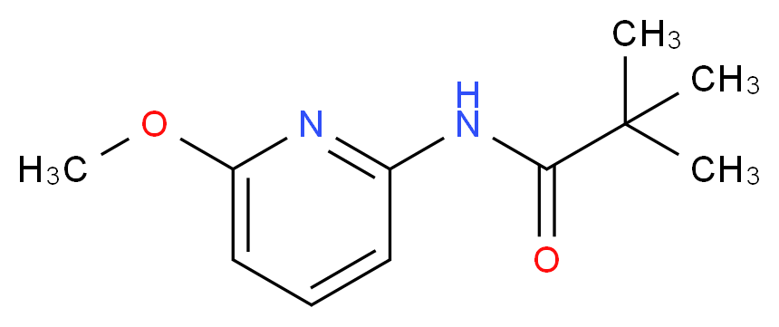 N-(6-Methoxy-pyridin-2-yl)-2,2-dimethylpropionamide_Molecular_structure_CAS_851102-40-4)