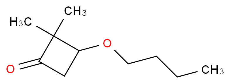 3-butoxy-2,2-dimethylcyclobutan-1-one_Molecular_structure_CAS_)