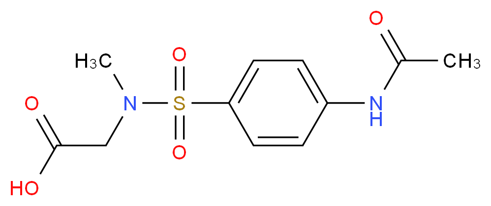 [(4-Acetylamino-benzenesulfonyl)-methyl-amino]-acetic acid_Molecular_structure_CAS_99842-24-7)