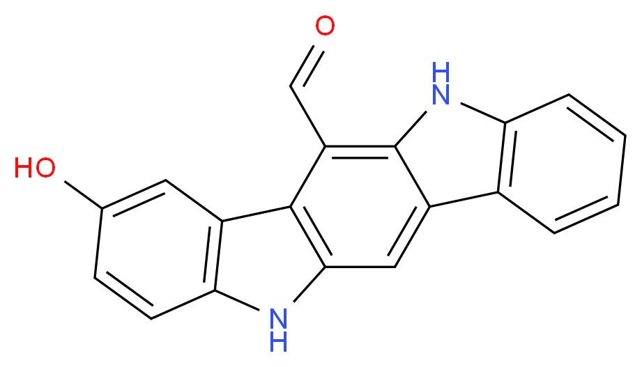 5,11-Dihydro-8-hydroxyindolo[3,2-b]carbazole-6-carboxaldehyde_Molecular_structure_CAS_549548-25-6)