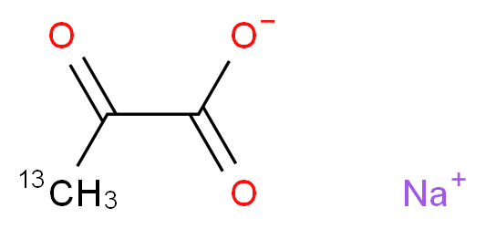 Sodium pyruvate-3-13C, 3,3,3-d3_Molecular_structure_CAS_)
