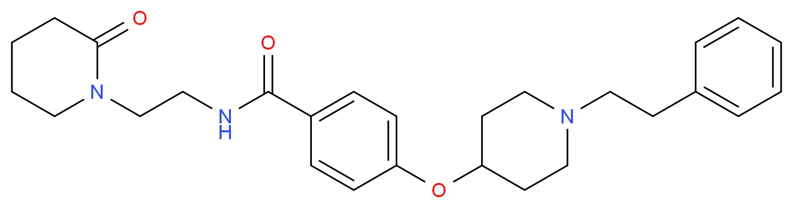 N-[2-(2-oxo-1-piperidinyl)ethyl]-4-{[1-(2-phenylethyl)-4-piperidinyl]oxy}benzamide_Molecular_structure_CAS_)