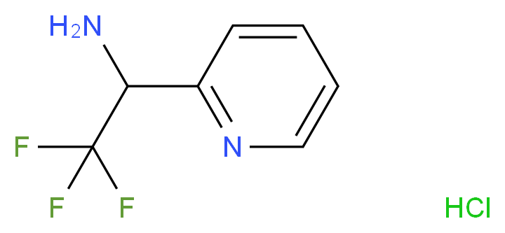 2,2,2-Trifluoro-1-(pyridin-2-yl)ethanamine hydrochloride_Molecular_structure_CAS_1187929-38-9)
