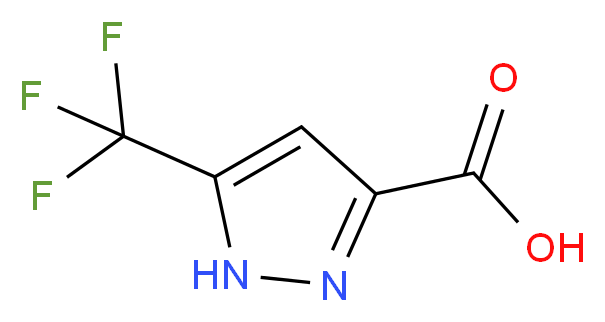 3-(trifluoromethyl)-1H-pyrazole-5-carboxylic acid_Molecular_structure_CAS_129768-28-1)