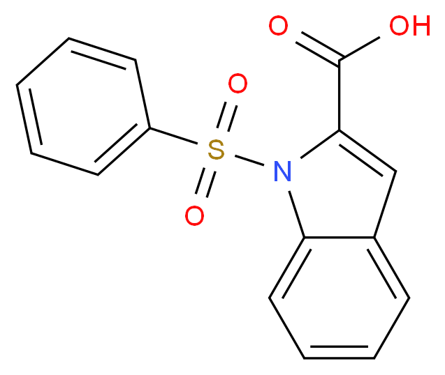 1-(Phenylsulphonyl)-1H-indole-2-carboxylic acid_Molecular_structure_CAS_40899-93-2)