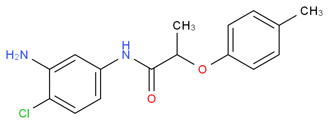 N-(3-Amino-4-chlorophenyl)-2-(4-methylphenoxy)-propanamide_Molecular_structure_CAS_)