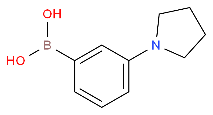 (3-(Pyrrolidin-1-yl)phenyl)boronic acid_Molecular_structure_CAS_659731-18-7)