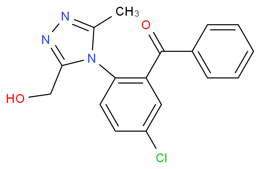 2-[3-(Hydroxymethyl)-5-methyl-4-triazolyl]-5-chlorobenzophenone_Molecular_structure_CAS_38150-27-5)