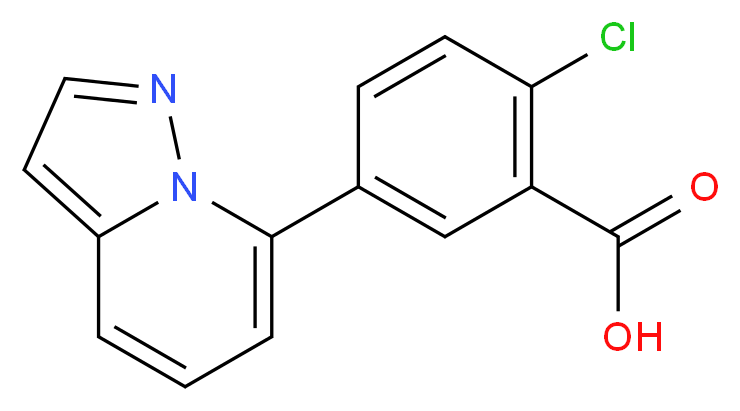 2-chloro-5-pyrazolo[1,5-a]pyridin-7-ylbenzoic acid_Molecular_structure_CAS_)
