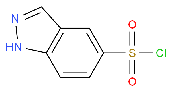 1H-Indazole-5-sulfonyl chloride_Molecular_structure_CAS_599183-35-4)