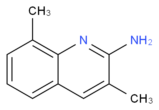 2-AMINO-3,8-DIMETHYLQUINOLINE_Molecular_structure_CAS_137110-41-9)