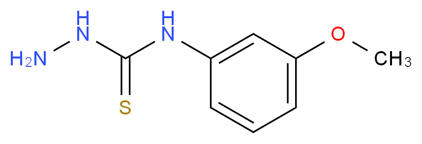 N-(3-methoxyphenyl)hydrazinecarbothioamide_Molecular_structure_CAS_42135-73-9)
