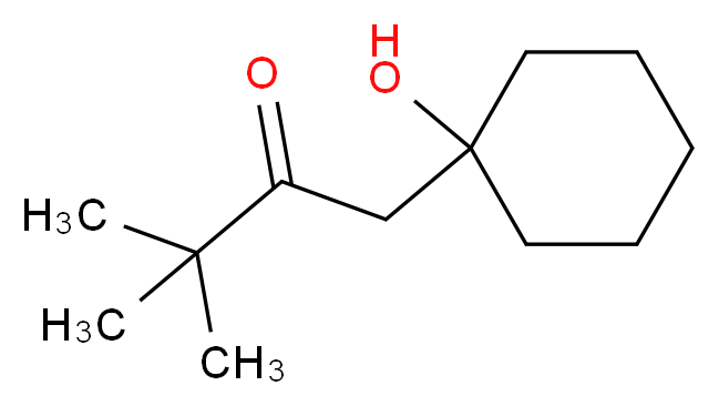 1-(1-hydroxycyclohexyl)-3,3-dimethylbutan-2-one_Molecular_structure_CAS_59671-45-3)