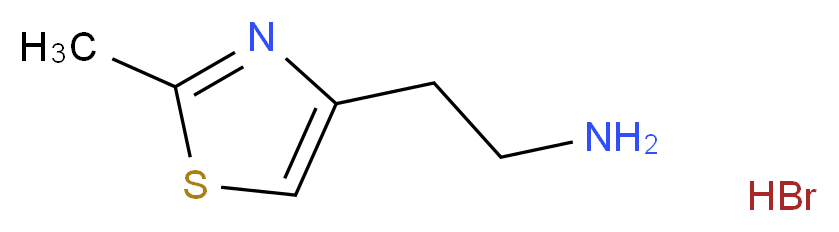 2-(2-methyl-1,3-thiazol-4-yl)ethan-1-amine hydrobromide_Molecular_structure_CAS_)