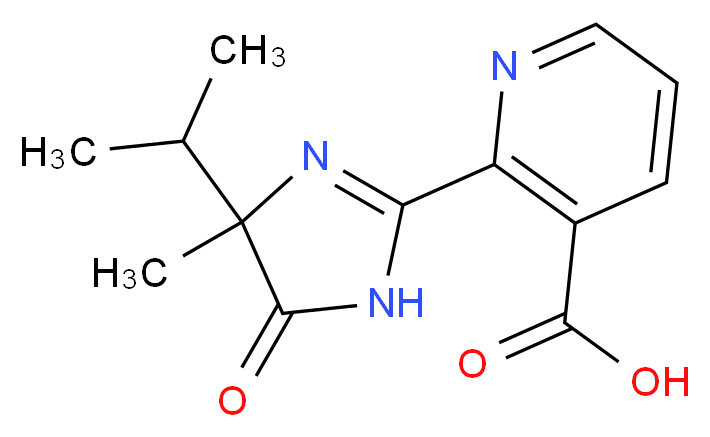 2-(4-isopropyl-4-methyl-5-oxo-4,5-dihydro-1H-imidazol-2-yl)nicotinic acid_Molecular_structure_CAS_)