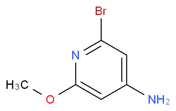 2-bromo-6-methoxypyridin-4-amine_Molecular_structure_CAS_1196152-34-7)
