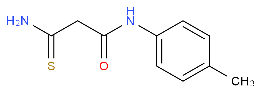 3-amino-N-(4-methylphenyl)-3-thioxopropanamide_Molecular_structure_CAS_)