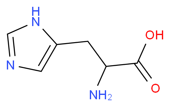 2-amino-3-(1H-imidazol-4-yl)propanoic acid_Molecular_structure_CAS_)