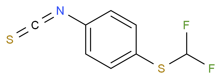 1-Difluoromethylsulfanyl-4-isothiocyanato-benzene_Molecular_structure_CAS_)
