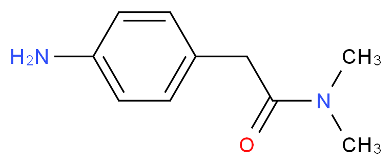 2-(4-Aminophenyl)-N,N-dimethylacetamide_Molecular_structure_CAS_)