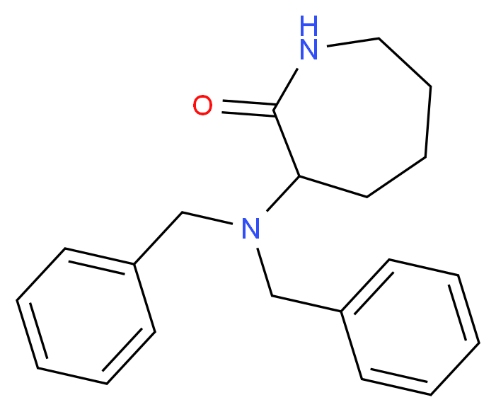 3-(DibenzylaMino)azepan-2-one_Molecular_structure_CAS_83783-77-1)