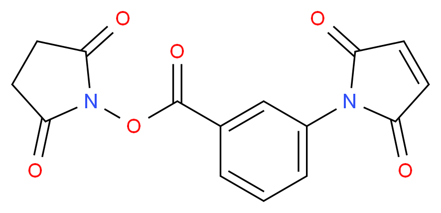 3-Maleimidobenzoic acid N-hydroxysuccinimide ester_Molecular_structure_CAS_58626-38-3)