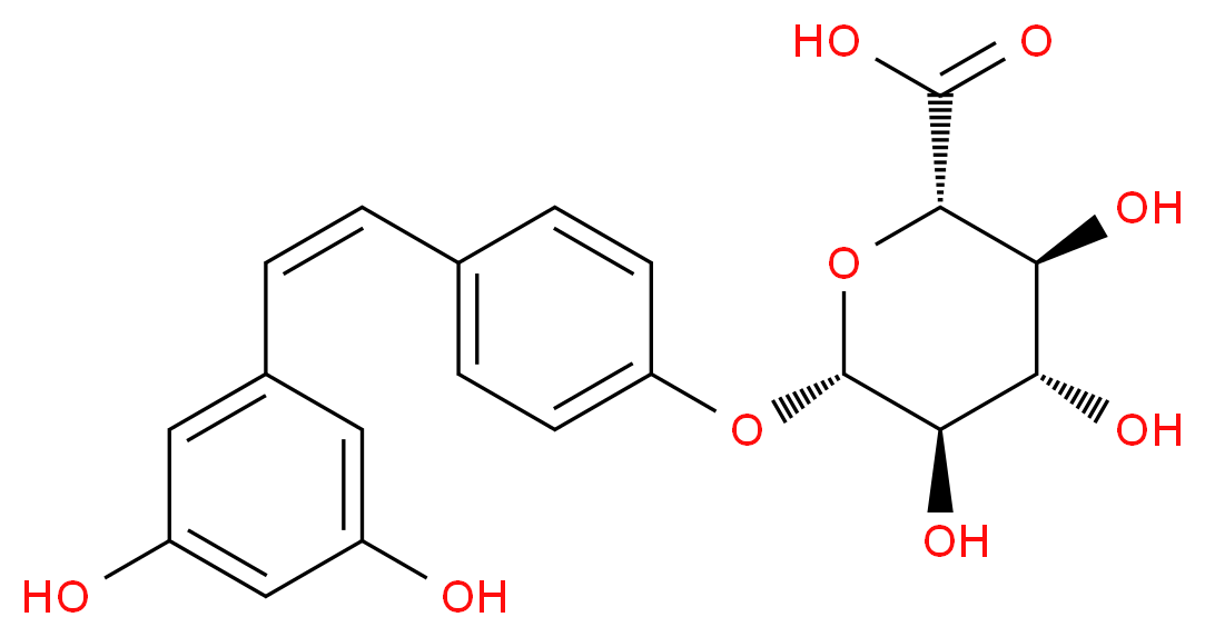 cis Resveratrol 4'-O-β-D-Glucuronide_Molecular_structure_CAS_387372-26-1)