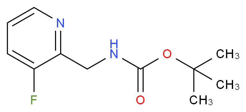 tert-Butyl ((3-fluoropyridin-2-yl)methyl)carbamate_Molecular_structure_CAS_)