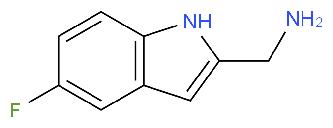 [(5-Fluoro-1H-indol-2-yl)methyl]amine_Molecular_structure_CAS_883531-07-5)