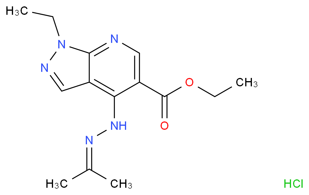 Etazolate hydrochloride_Molecular_structure_CAS_35838-58-5)