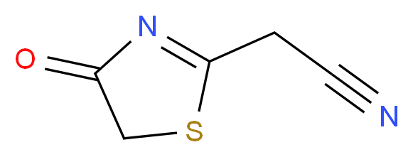 (4-oxo-4,5-dihydro-1,3-thiazol-2-yl)acetonitrile_Molecular_structure_CAS_74246-64-3)
