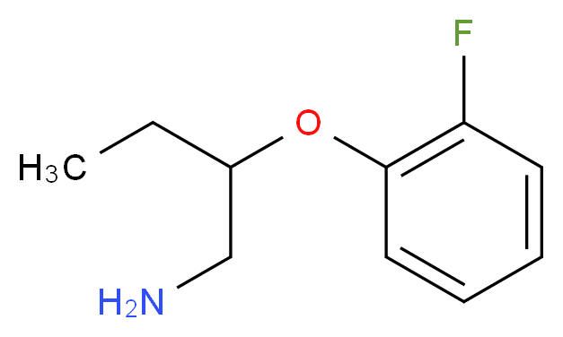 1-[(1-aminobutan-2-yl)oxy]-2-fluorobenzene_Molecular_structure_CAS_)