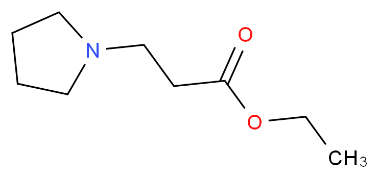 Ethyl 3-pyrrolidin-1-ylpropanoate_Molecular_structure_CAS_6317-35-7)