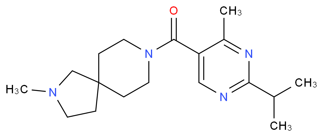 8-[(2-isopropyl-4-methylpyrimidin-5-yl)carbonyl]-2-methyl-2,8-diazaspiro[4.5]decane_Molecular_structure_CAS_)