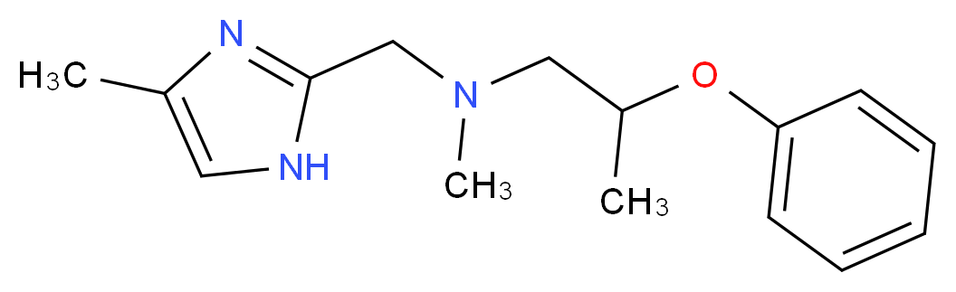 N-methyl-N-[(4-methyl-1H-imidazol-2-yl)methyl]-2-phenoxy-1-propanamine_Molecular_structure_CAS_)