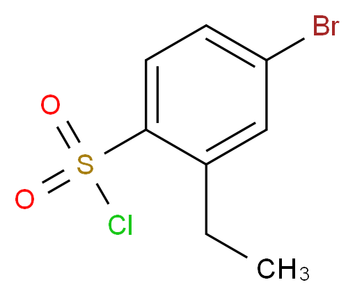 4-Bromo-2-ethylbenzenesulphonyl chloride_Molecular_structure_CAS_175278-24-7)