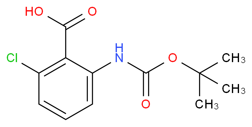 Boc-2-amino-6-chlorobenzoic acid_Molecular_structure_CAS_616224-61-4)